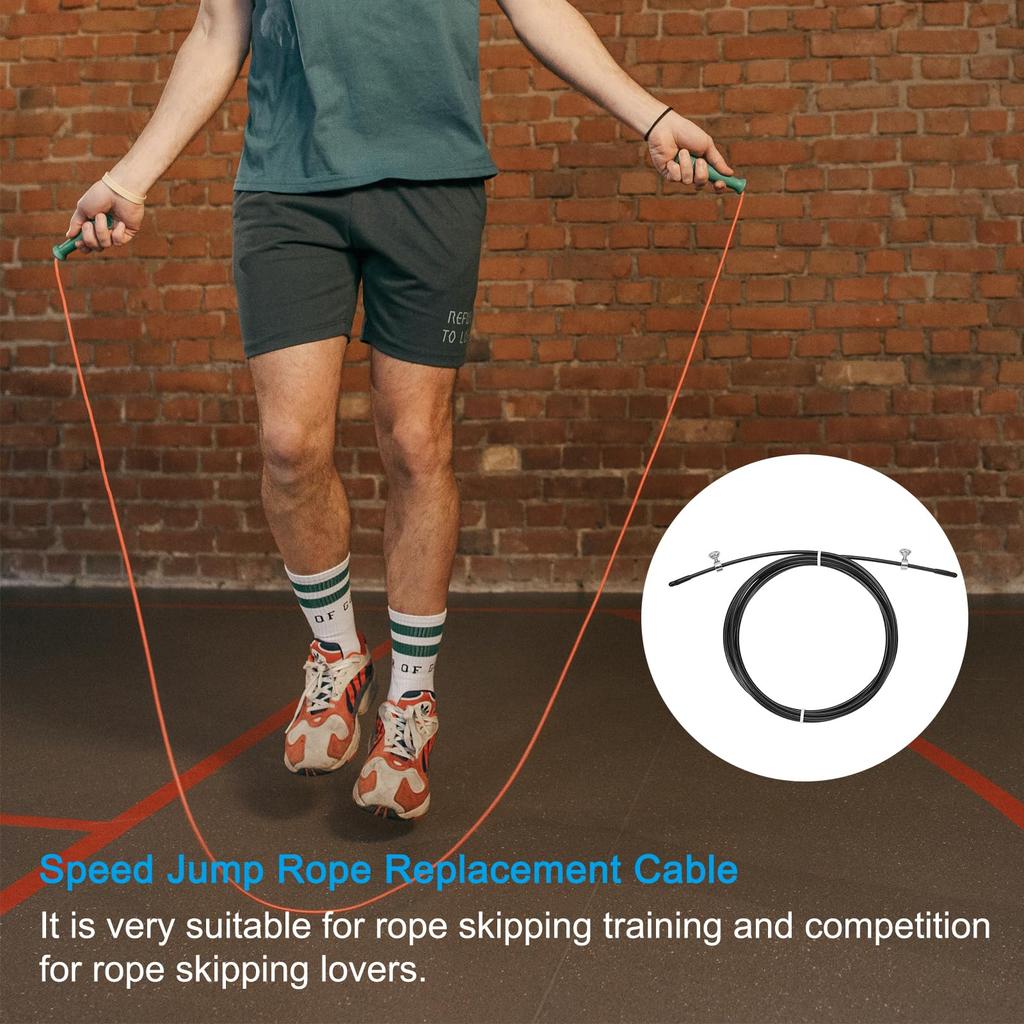 PATIKIL 3m Jump Rope Cable Replacement Cable 2 Pieces 2.5mm