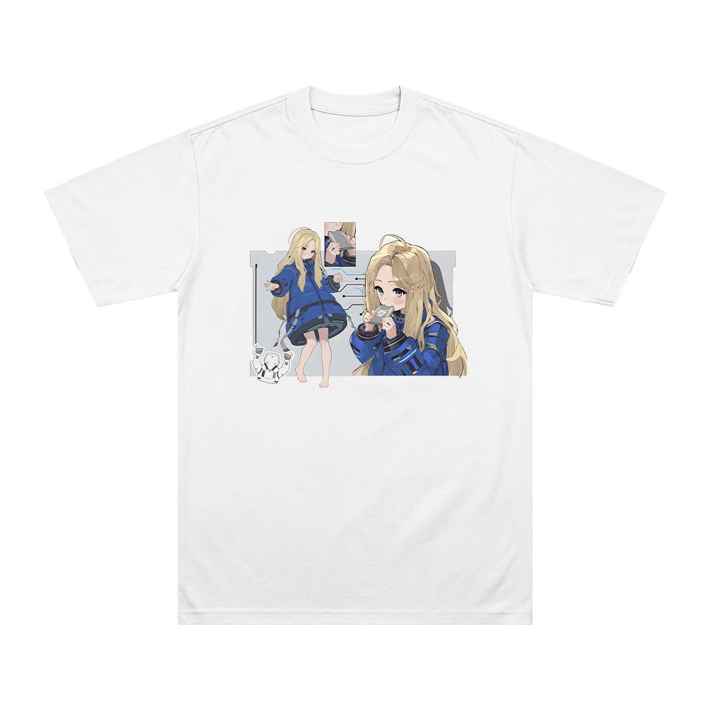 Pragmata Diana T Shirts Sci-Fi Game Print Clothes Women Men Comfortable Cotton T-shirts Streetwear Y2K