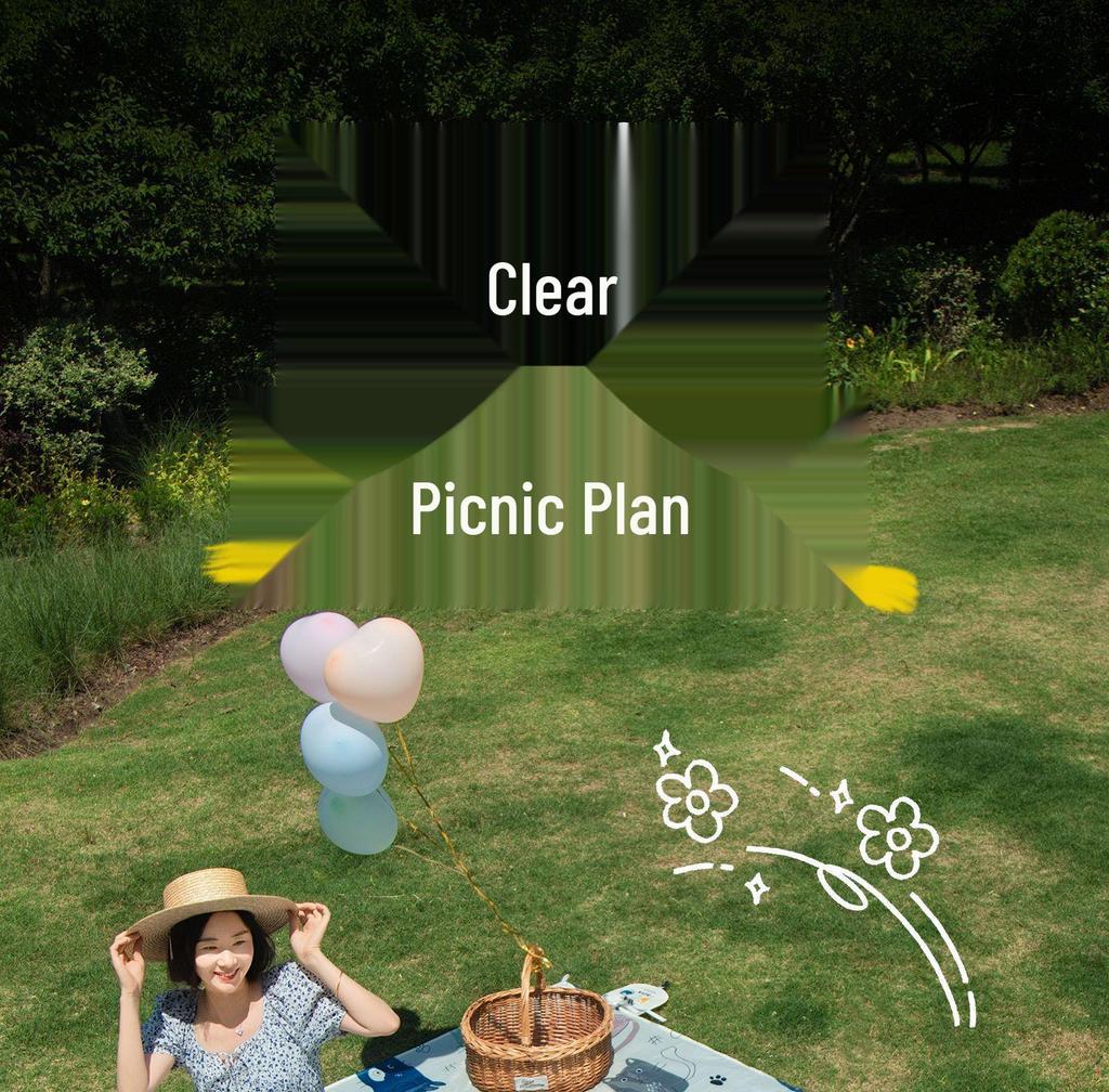 Ultraleichte tragbare wasserdichte Picknickmatte – faltbar und feuchtigkeitsbeständig für Gras und Strand