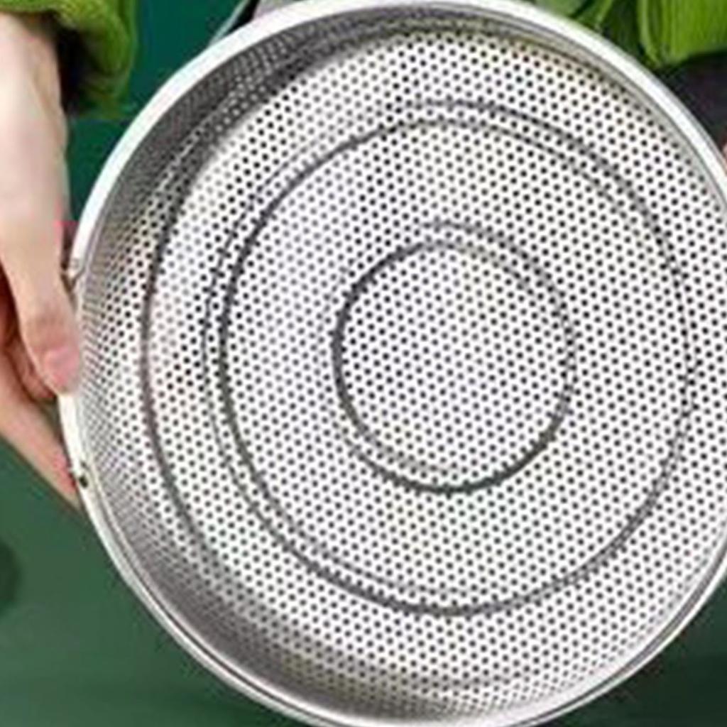 Pan Steaming Basket 22.5cm Universal Round Shape Stainless Steel Vegetable Steaming Basket