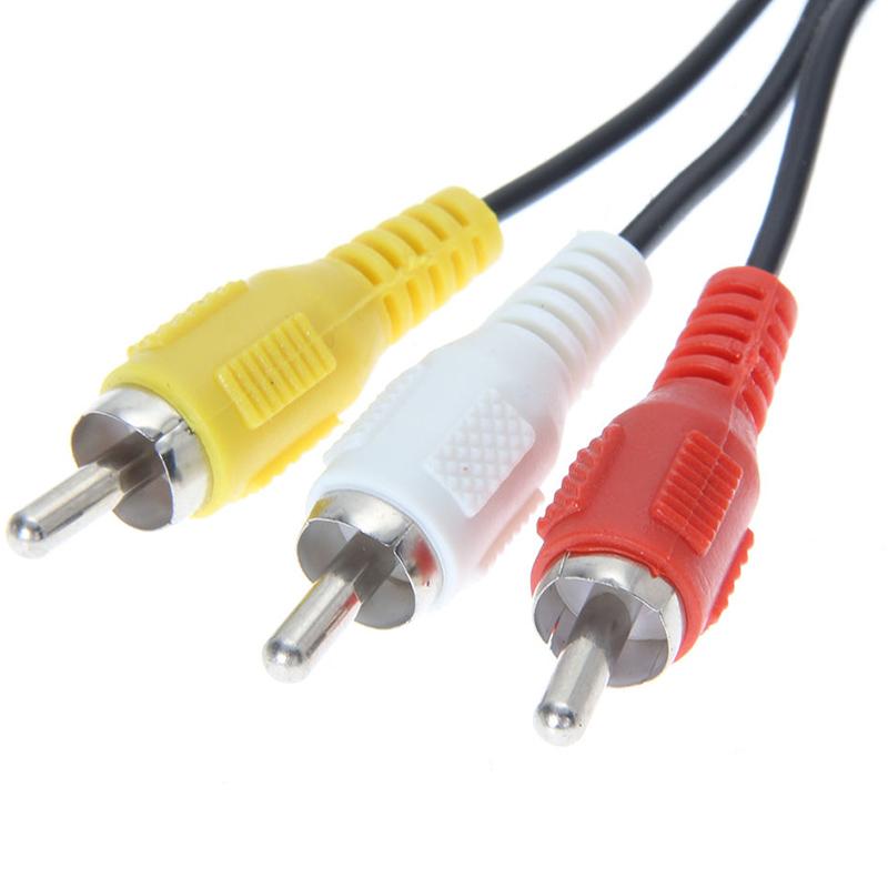 Ny 1,8 m AV Lyd Video RCA Spill Komposittkabel Ledning for Nintendo SNES N64