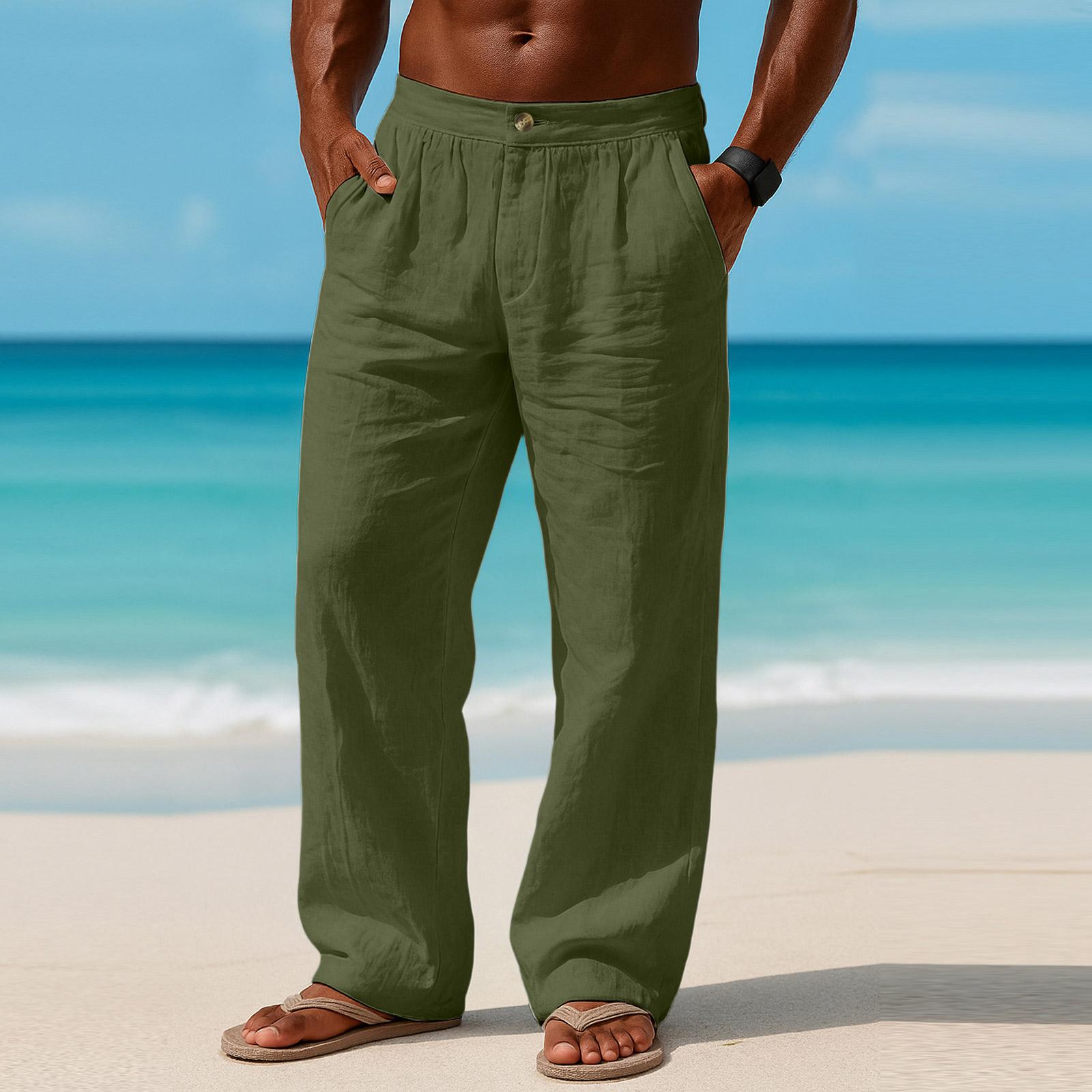 

Мужские спортивные повседневные брюки для бега, легкие походные брюки, уличные брюки L армия зеленый