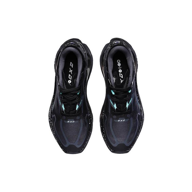 new LiNing Exceed Infinity Running Shoes Men Low Top Black