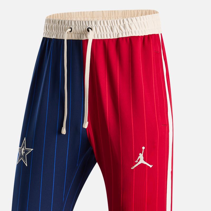 Jordan All-Star 2024 Retro Sports Color Block Quick-Dry Knitted Pants Men Pants Deep-Team-Red FN5886-698