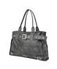 Illigo Belted Square Tote Bag Charcoal