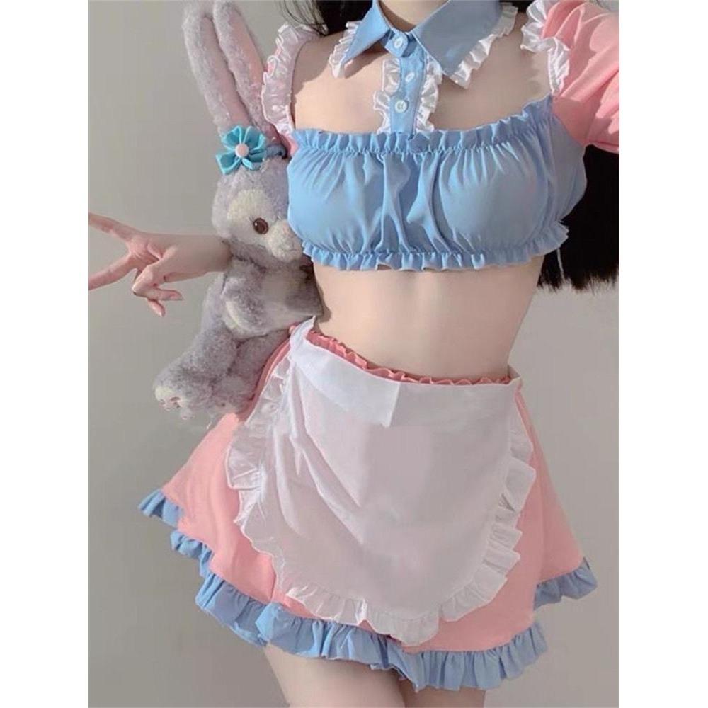 Sexy søt kaninjente kunstskinnmateriale kanin kvinnesett god kvalitet kan slites ut til tegneserieshow Kawaii cosplay kaninkostyme