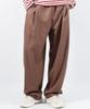 Deumakeu M Stripe Chicano Wide One-Tuck Pants -Brown
