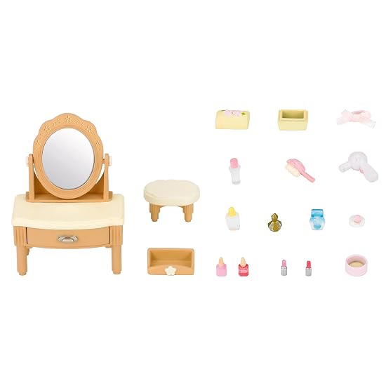 Sylvanian Families Furniture [ Dressing Table Set ] Ka-312 ST Mark Certified Ages 3+ Toy Dollhouse S