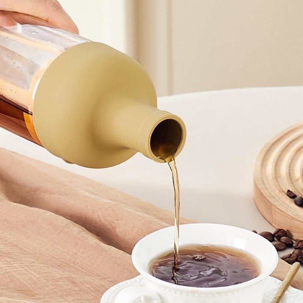 Sealed Cold Brew Coffee Maker with Filter Cold Brew Bottle Drinkware Cold Water Jug  Home