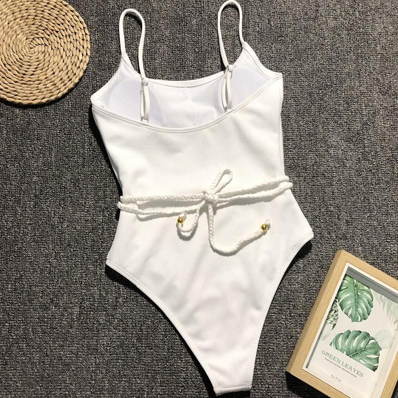 Wysokiej Talii Kostium Kąpielowy Damski Jednoczęściowy Damski Strój Kąpielowy Body Kostium Pływacki Trikini Dopasowany Rozmiar Stroje Kąpielowe Damskie Monokini