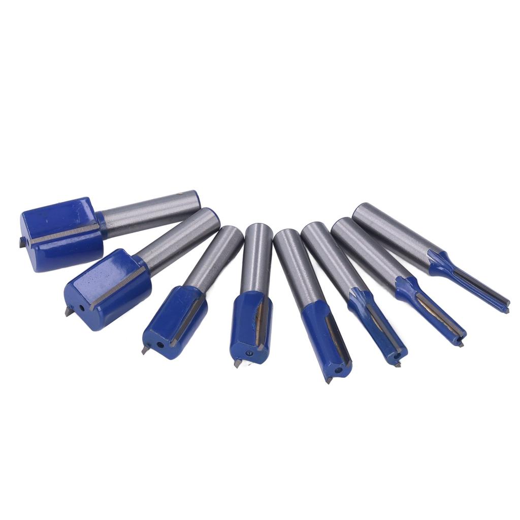 Buy 8 Pcs Woodworking Slotting Milling Cutter Extended Straight Knife ...