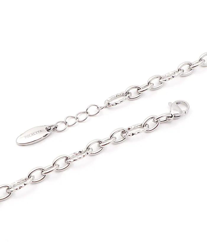 Polarita Vintage Layered Chain Bracelet (PLT-BR-091_SV)