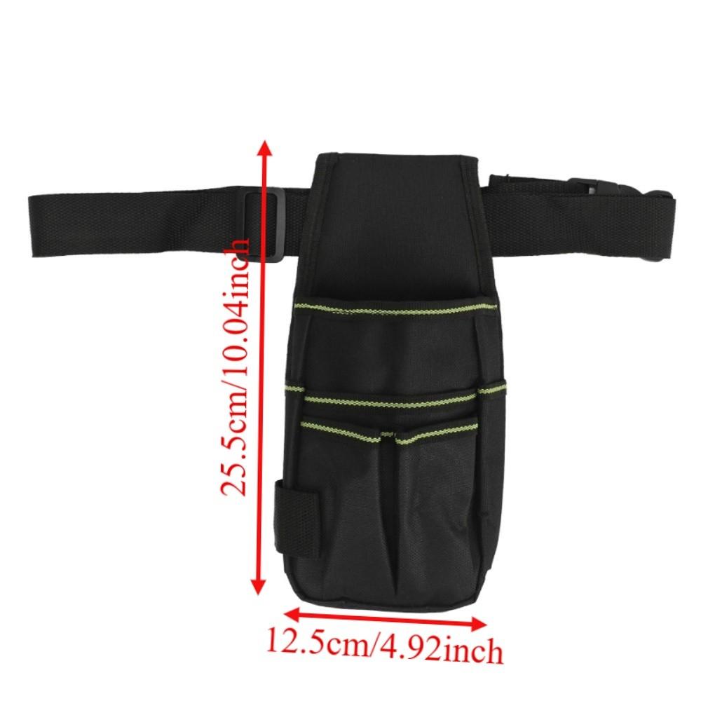 Oxford Cloth Tool Waist Apron Waterproof Adjustable Tool Belt Pouch Multiple Pockets Large Capacity Utility Pouch Carpenter