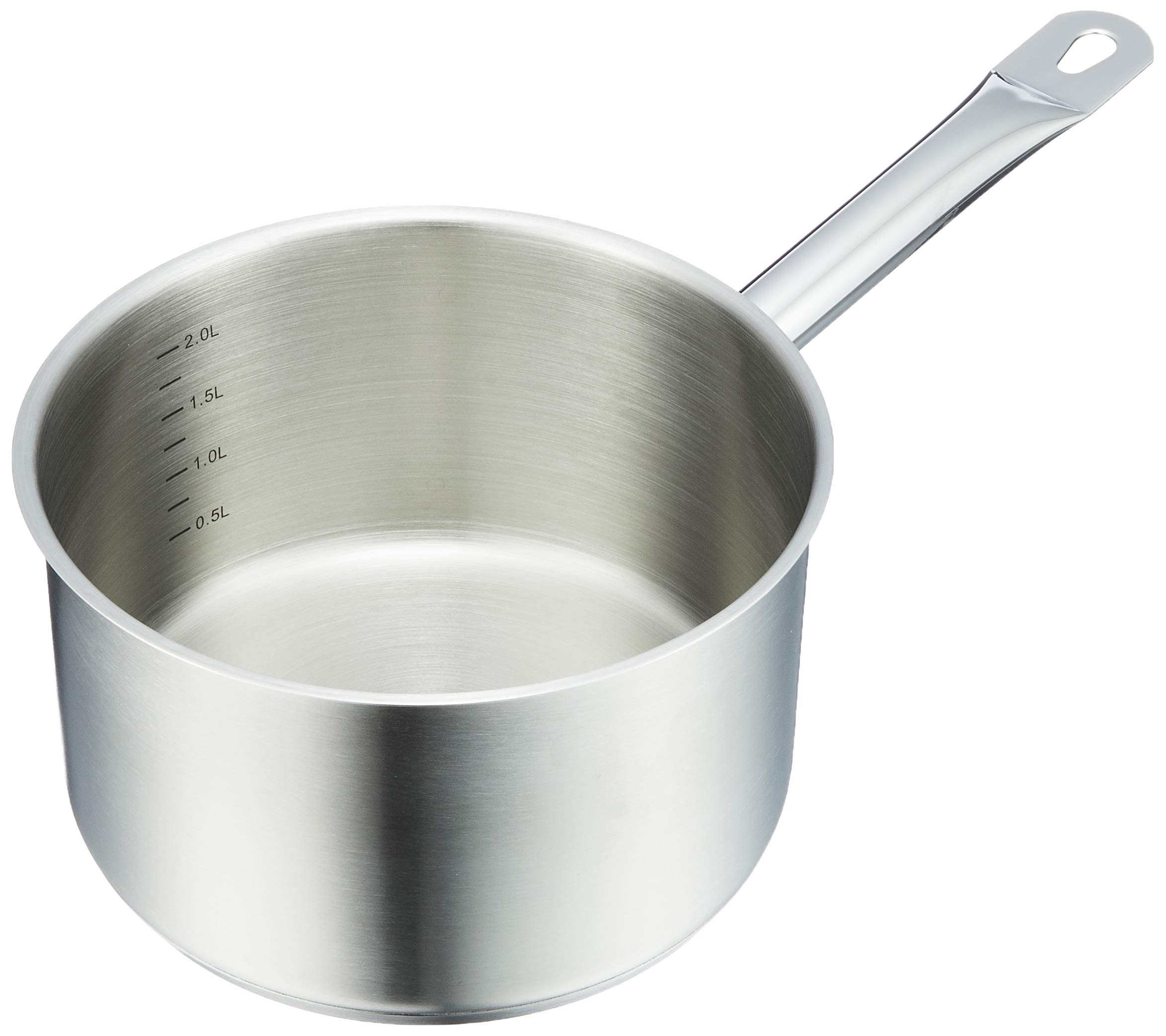 

EBM Pro Chef IH Deep 18cm 18-8 Saucepan, (without lid)