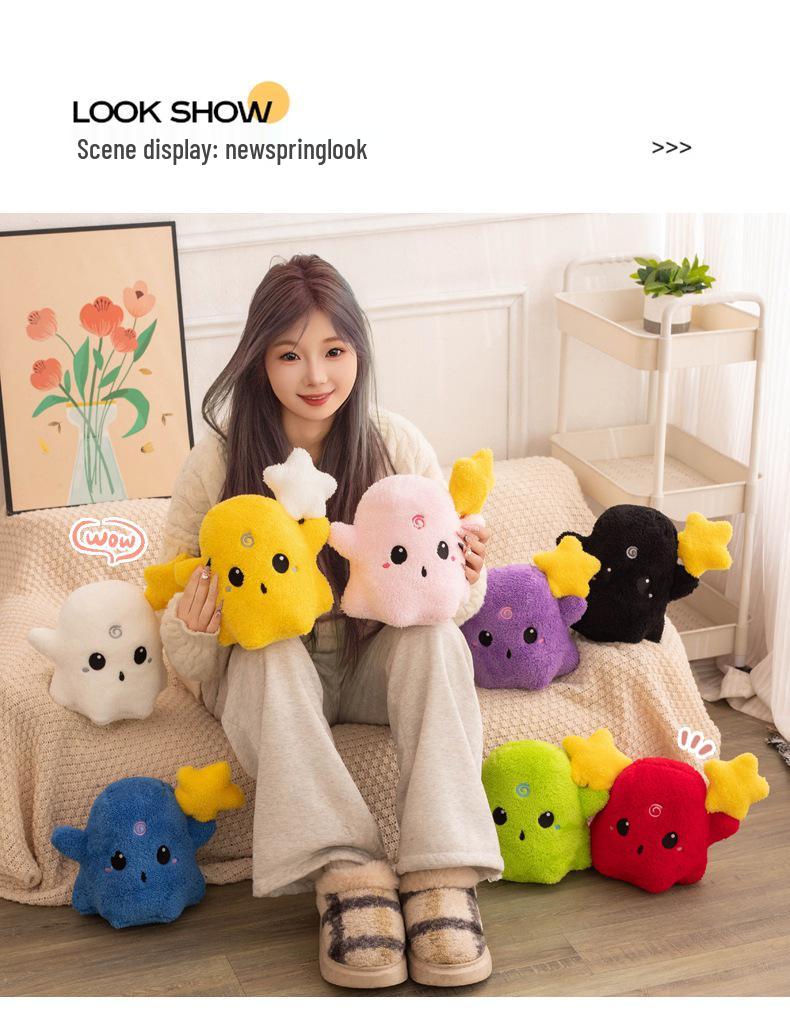 Halloween Ghost Plush Toy - Children's Comfort Cloth Doll Gift