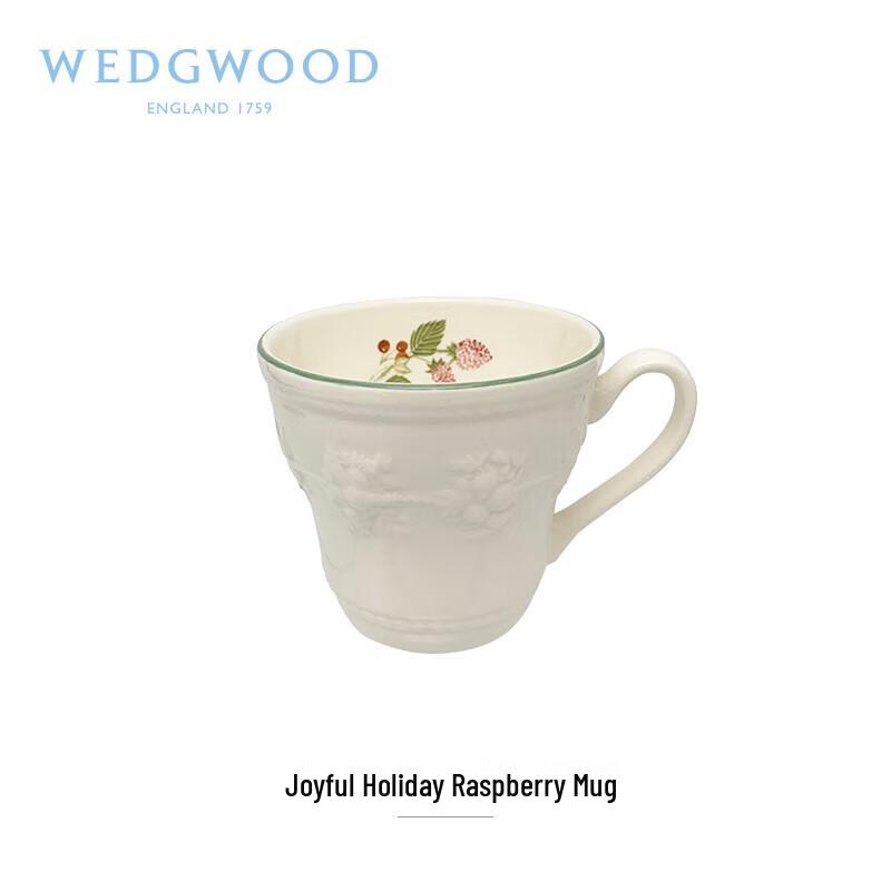 

Wedgwood Joyful Holiday Raspberry Mug