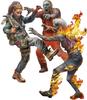 Master Box 1/35 Zombieland Series Zombie Hunter: 1 Female Figure + 2 Attacking Male and Female Zombies (Plastic Model Kit) MB35244 (Figure)