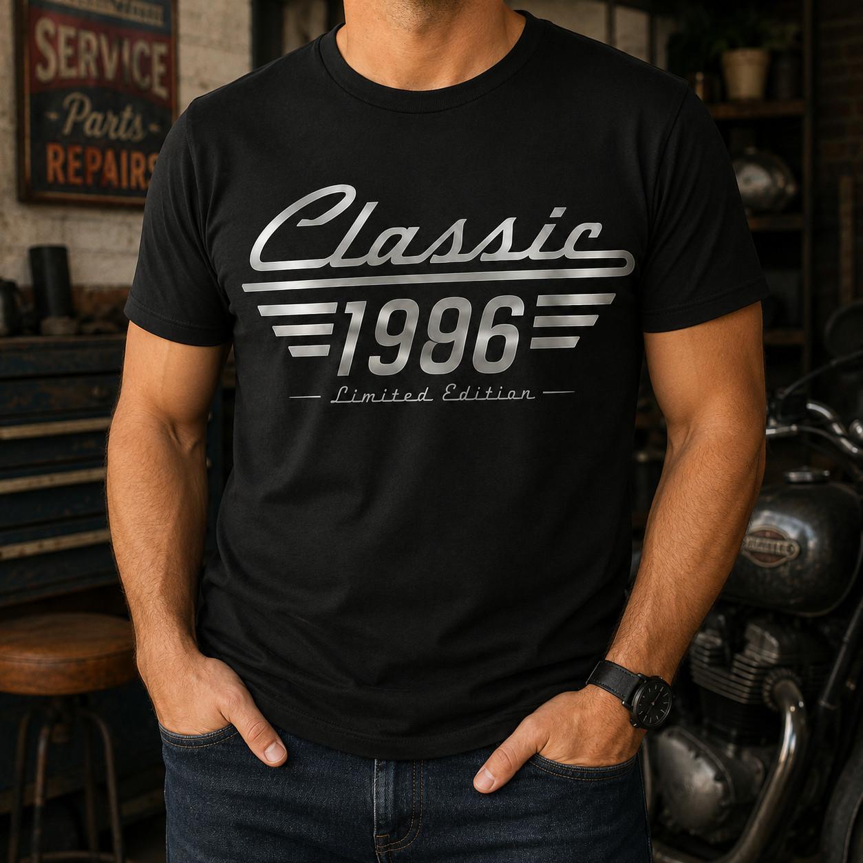 Classic 1996 Limited Edition Vintage Car 30th 31th 32th 33th 34th Birthday Mens XXXXL