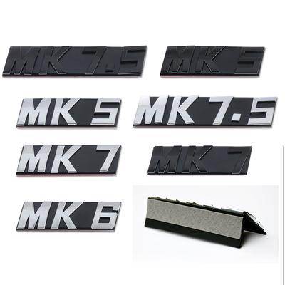 3D Car Front Grille Badge Metal Sticker MK5 MK6 MK7 MK7.5 Emblem Auto Decoration Accessories For Volkswagen VW Golf Passat Polo