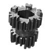 Double Gear for Motorcycle | Suitable for 500cc Models (2009–2021) | Premium Metal Gear Set (57mm & 50mm)