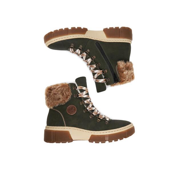 Rieker CEO-X8647-54 Green Ankle Boots