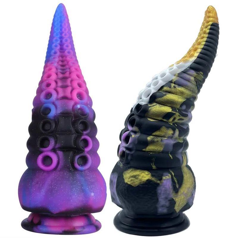 Huge Silicone Anal Dildo for Women Masturbation Octopus Tentacle Anal Plug Prostate Massage Buttplug Sex Toy 18+ Anal Dilatation