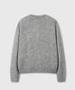 Daibeuin Hairy Round Neck Cardigan (Gray)