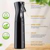 Continuous Mist Hairdressing Spray Bottle 200/300/500ml Refillable Bottle  Plant Watering