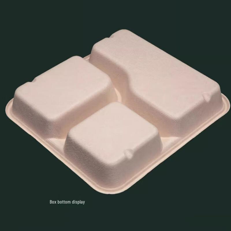 Disposable Thickened Pulp Lunch Box Set