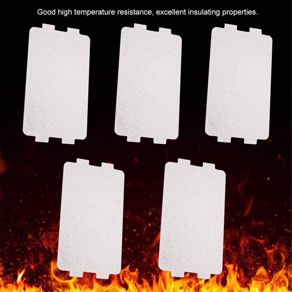 10Pieces Microwave Mica Sheet Electrical Safety Shield Cuttable Mica Sheets Mica Plate for Protecting Microwave Oven