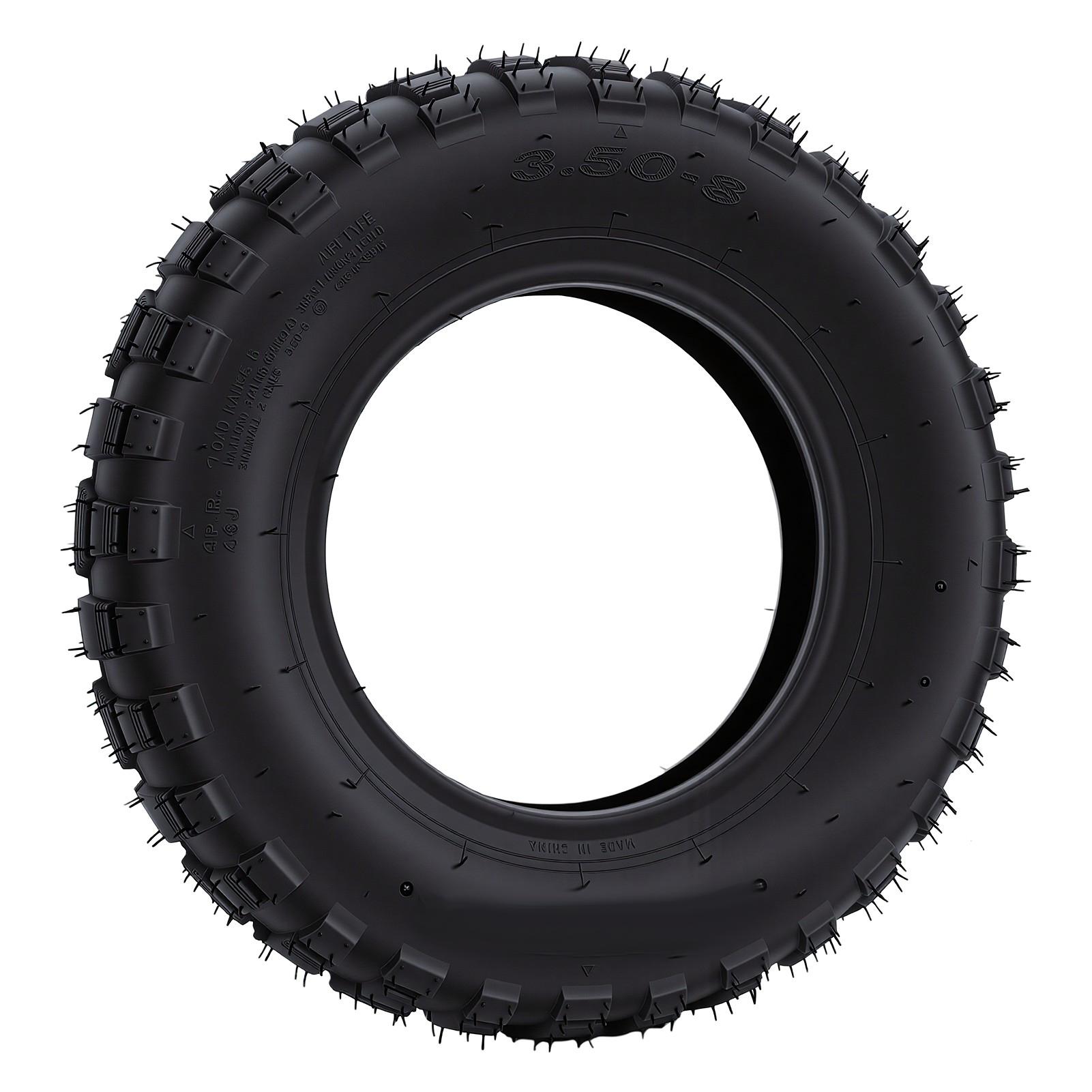 Motorband 3.50 8 4PR Versterkt Verdikt Off Road Band voor Mini Motorfiets Crossmotor Pitbike black