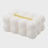 Girlish Style Marshmallow Tissue Box - Nordic Cream Design for Living Room Coffee Table Storage