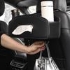 JEYODA Car Tissue Box with Seat Back Multifunctional Storage Tissue Drink Backseat PU Easy Car Car Car Convenient Item Hook, Box, Box, Holder,