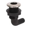 3 4in Marine Elbow Outlet Nylon Hull Hose Connector Marine Hardware Accessories Black