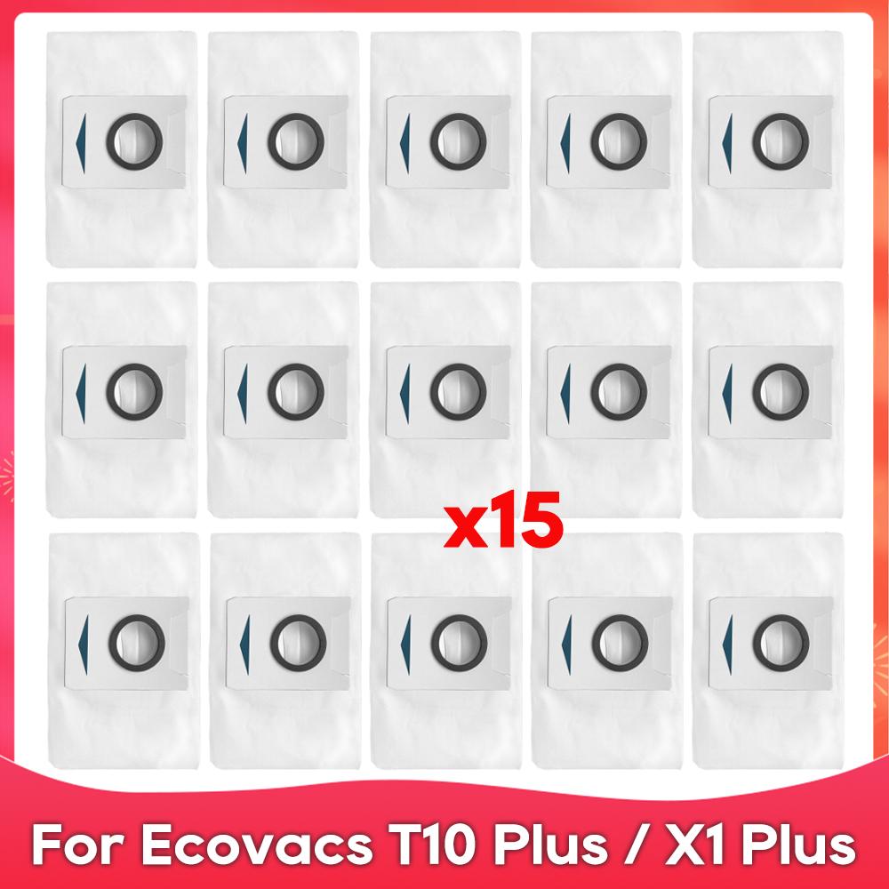 Fit For ( Ecovacs T10 Plus / X1 Plus ) Roller Side Brush Filter Dust Bag Mop Rag Robot Vacuum Cleaner Replacement Accessory Part