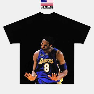 Kobe Bryant Pose Number 8 Basketball Graphic Design Black Mamba Vintage Unisex T-Shirt