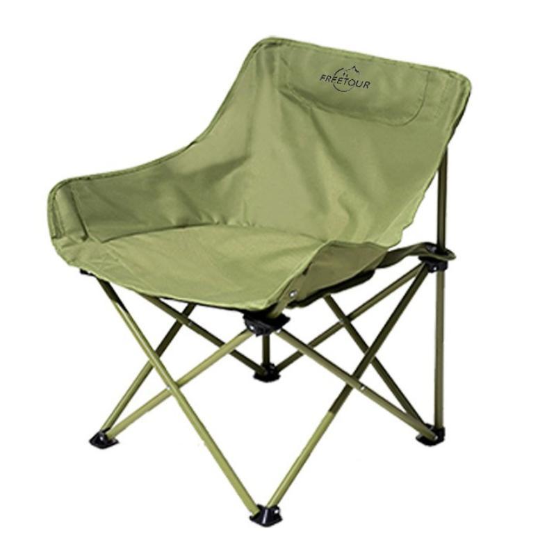Folding Moon Chair Heavy Duty Lightweight 16mm Thick Frame 120kg Max Load for Beach Picnic Camping Outdoor Travel