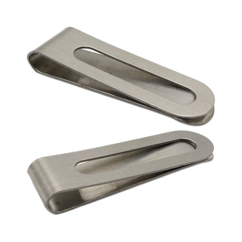 Mini Stainless Steel Slim Money Clip Purse Wallet Credit Card Id Cash Holder