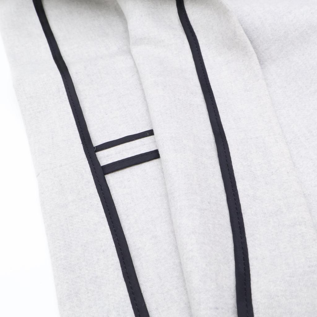 YOKOCHAN Grey YCD-314-128 Mock Neck Dress Dress 38 Light grayUsed