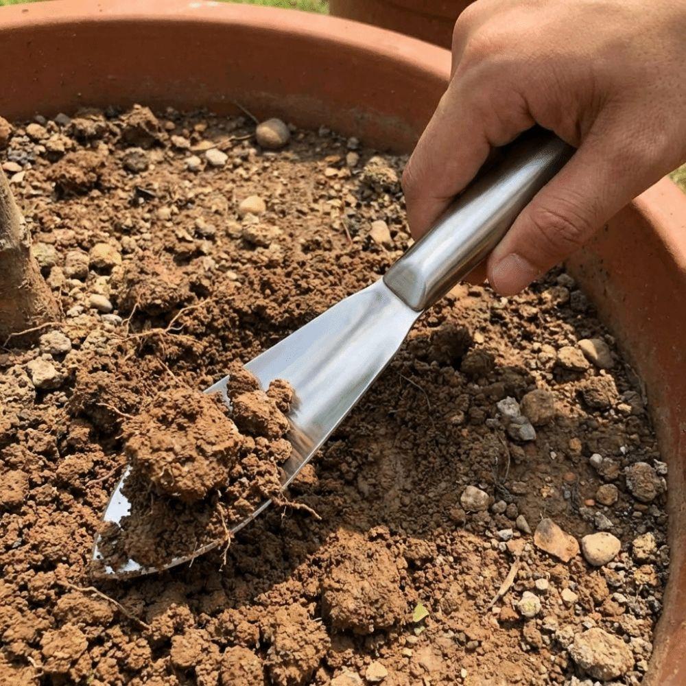 Rustproof Stainless Steel Shovel Thickened Planting Shovel Multi-Use Garden Shovel  Household