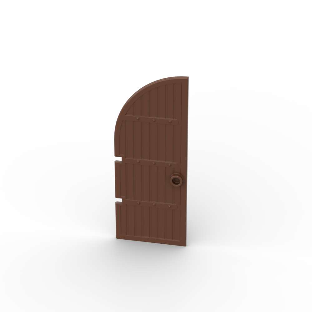 

MOC 1PCS 6105 Special Door 1x3x7 Curved Top Construction Block Castle House Gate Blocks Part Works With Particle Toy Kids Gifts