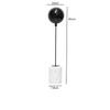 Minimalist Balloon Art Sculpture, Natural Marble Base, Tabletop Ornaments, Metal Balloon Sculpture, Room Aesthetic Decoration