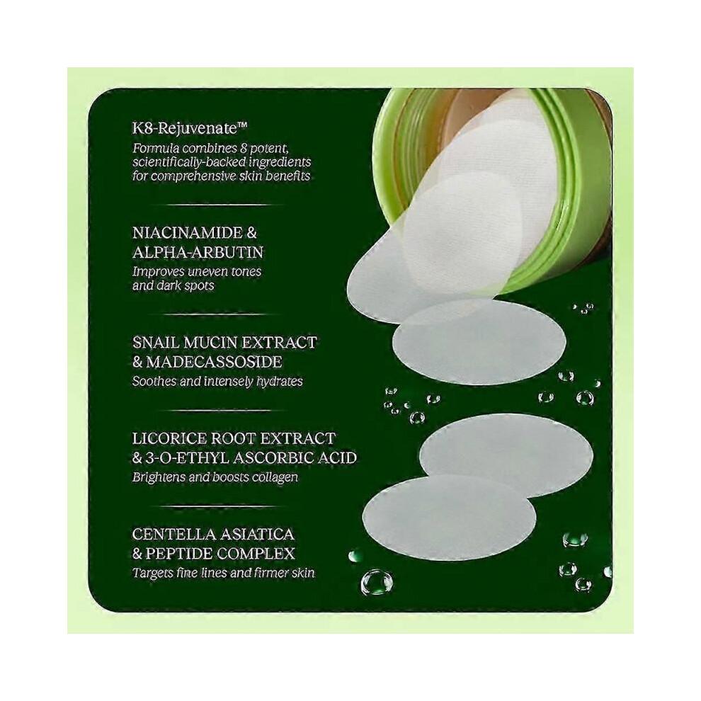(2bottles)Jiyu Skincare Coreana Anti-Età, Dischetti Tonici Minimizzanti Macchie Scure e Rughe