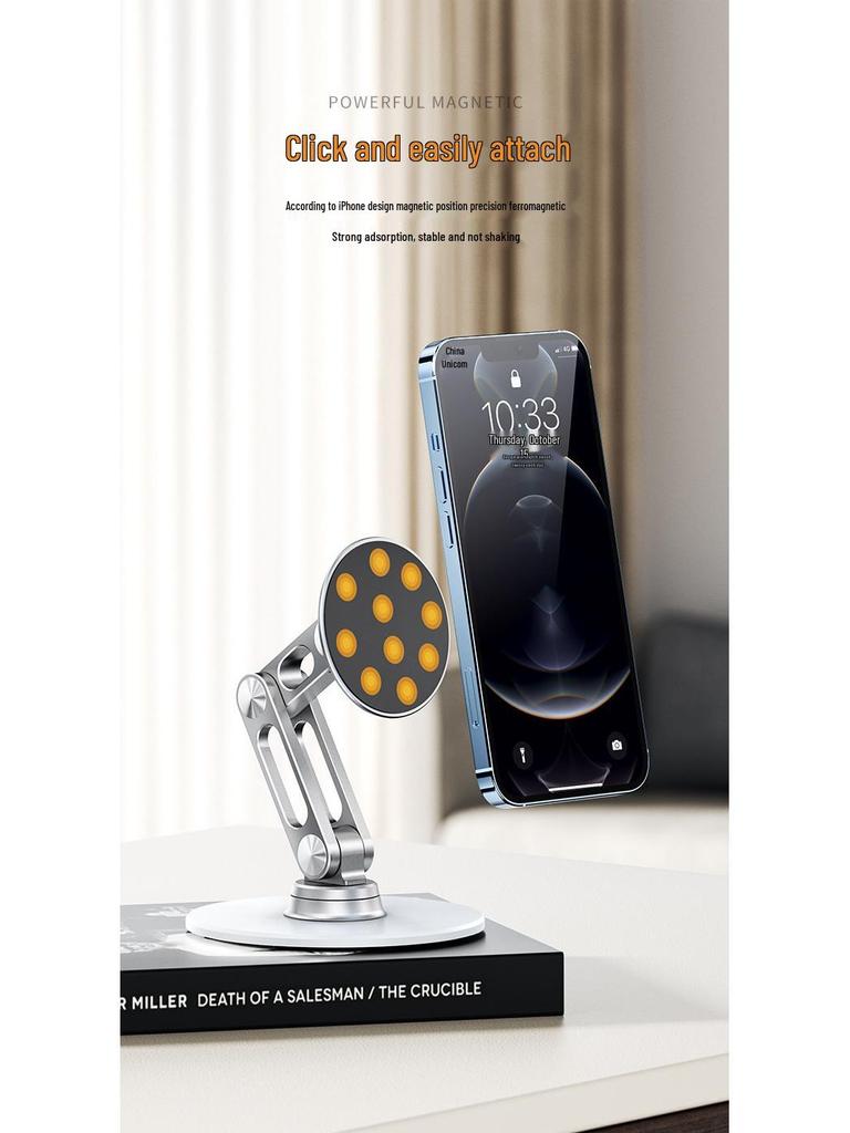 2026 Boneruy Aluminum Alloy Rotating Magnetic Desktop Stand