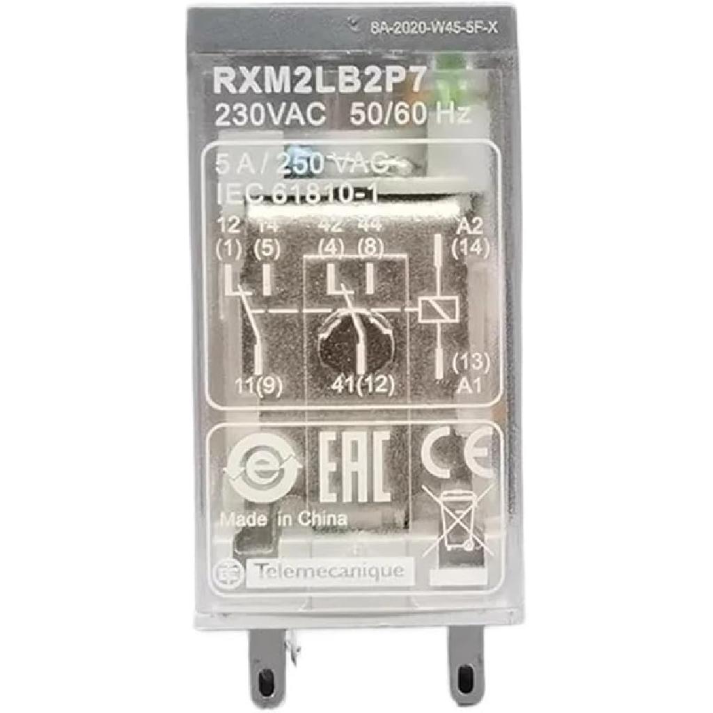 RXM2LB2BD Intermediate Relay DC24V AC Contactor 8-pin 14-pin RXM4LB2P7 230VAC(RXZE1M4C 14foot Base)