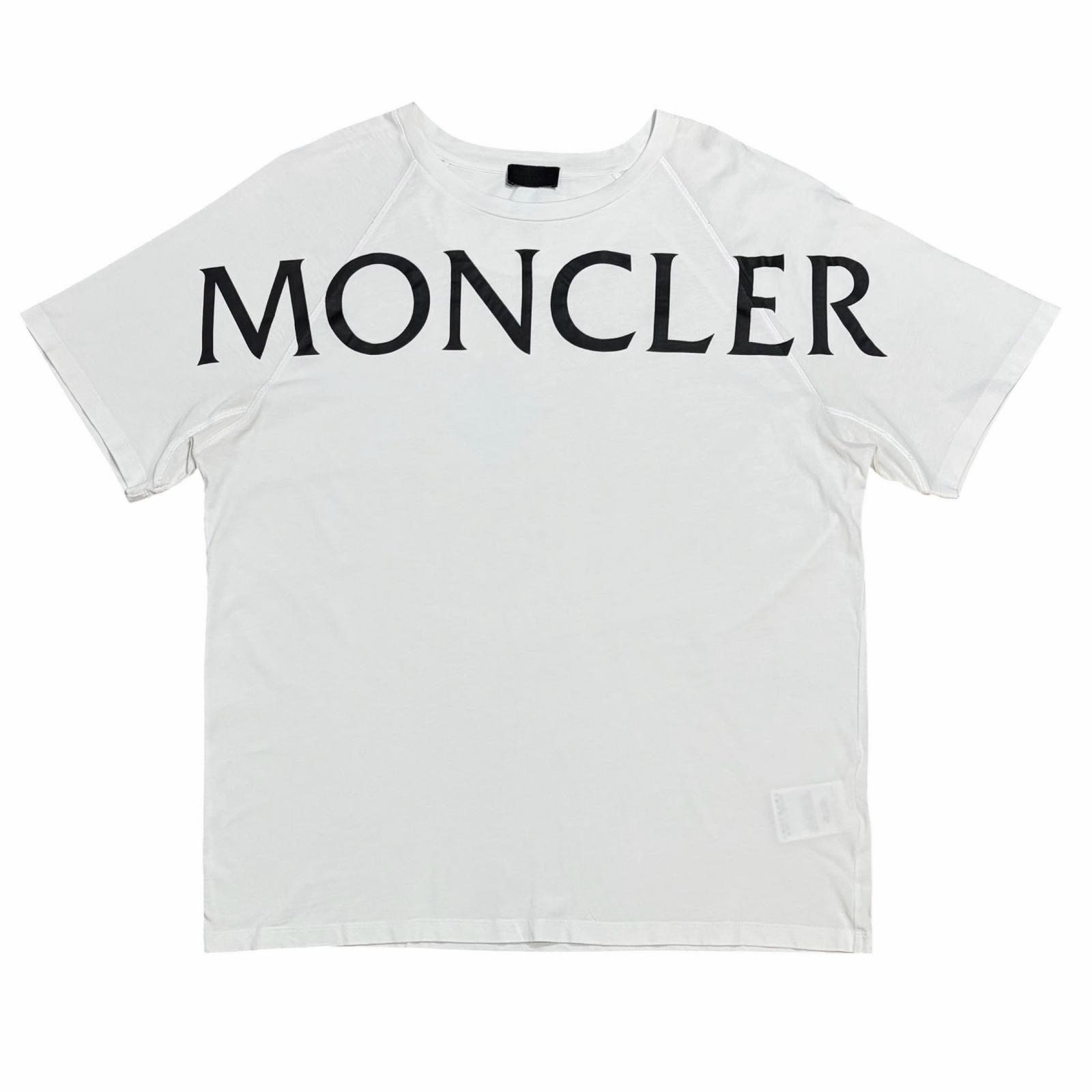 MONCLER Front Logo T-Shirt White Men s Size XL Model G10918C7C510829H8