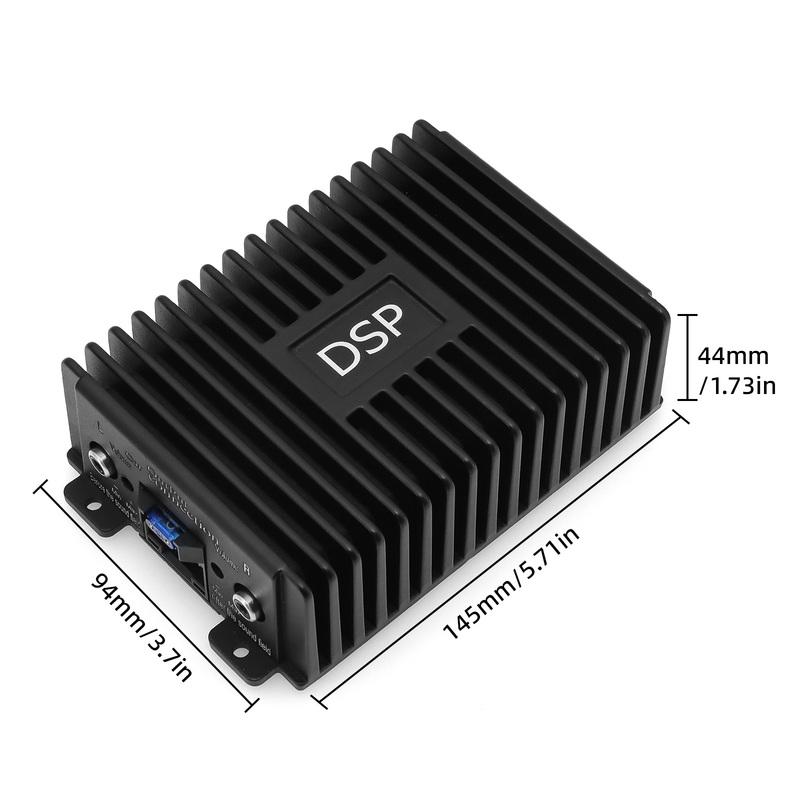 Car DSP 4 Channel Radio Amplifier Equalizer for Android Radio Non Destructive Modification Sound Enhance Multimedia Radio Player