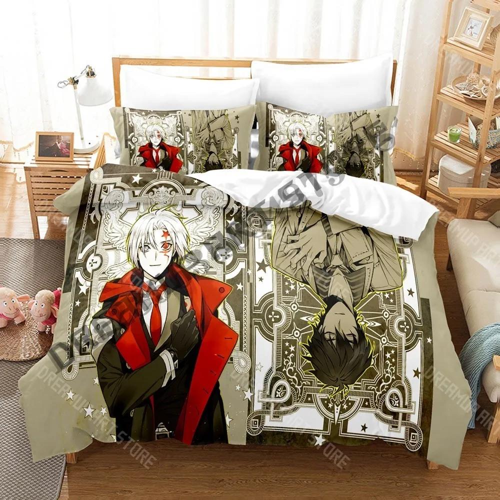 3D Print D Gray Man Bedding Set Single Twin Full Queen King Size Bed Set Adult Kid Bedroom Duvetcover Sets Anime Bed Sheet