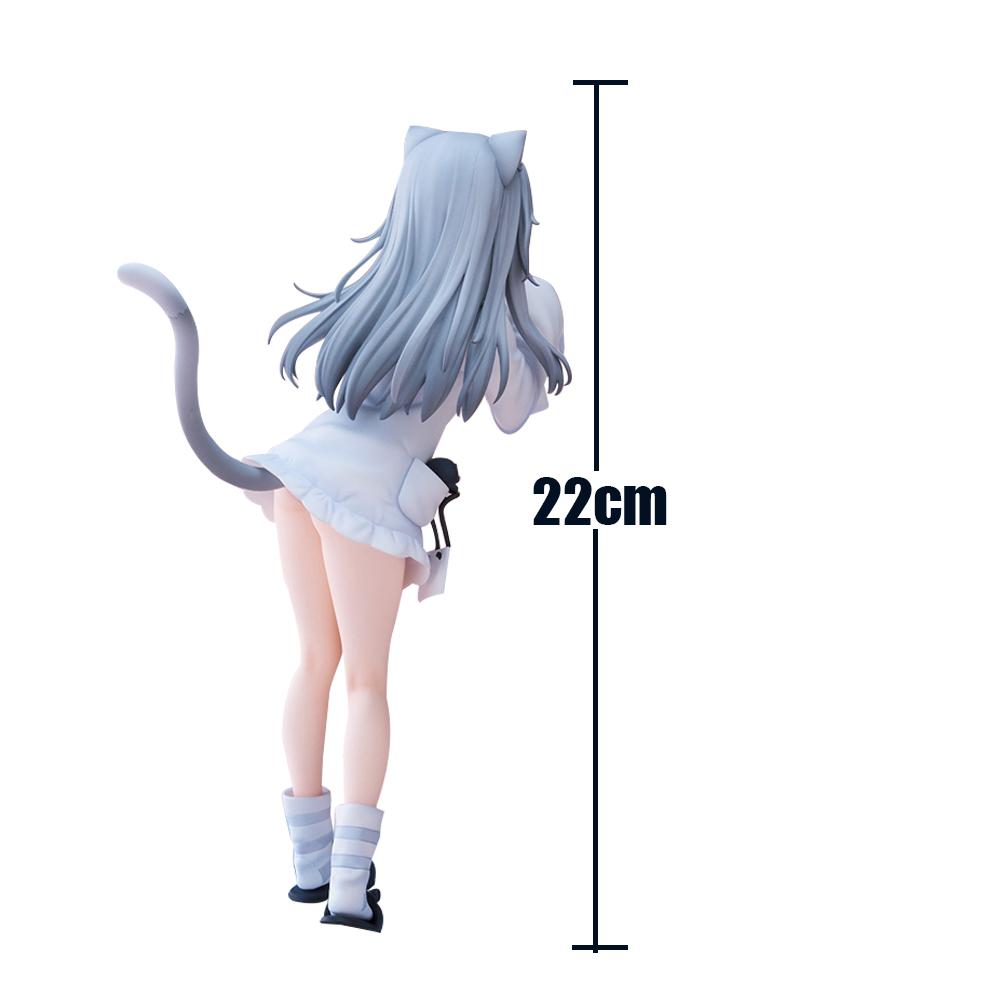 

Original illustration figure Nachoneko Figure Stand Animation Model Toys adult Nacho Neko figure PVC statues ornament gifts 22cm 22cm