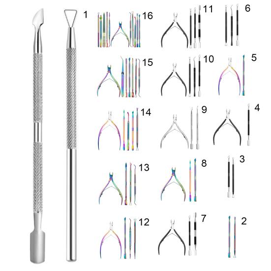 Professional Cuticle Trimmer Unique Stainless Steel Ergonomic Durable Cuticle Remover Trimmer Pusher Nipper Clipper